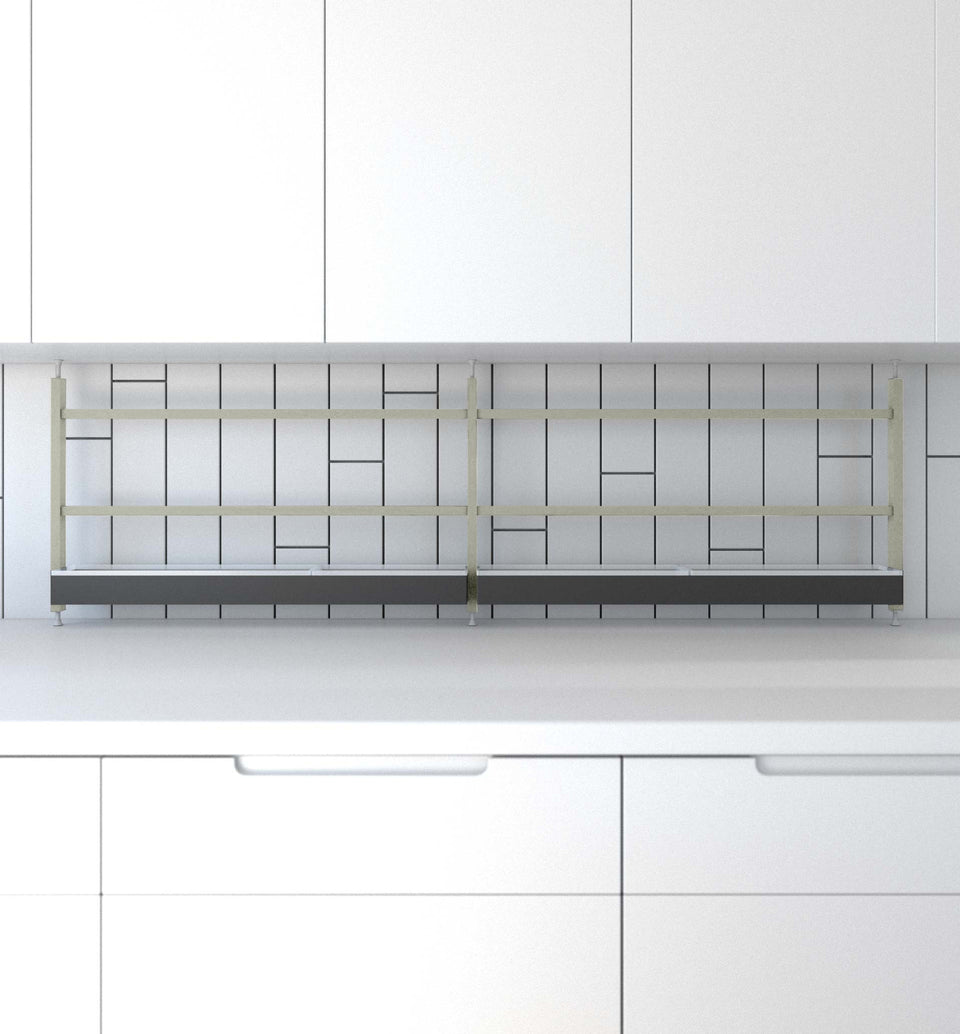 Grid modular kitchen racks system