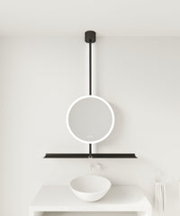 IO-S bathroom system - black