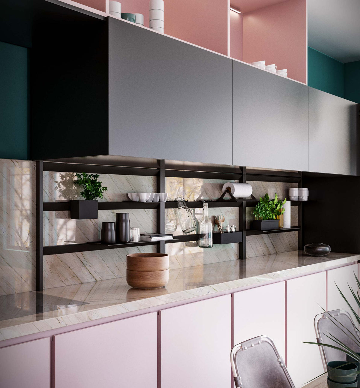 Dama kitchen racks