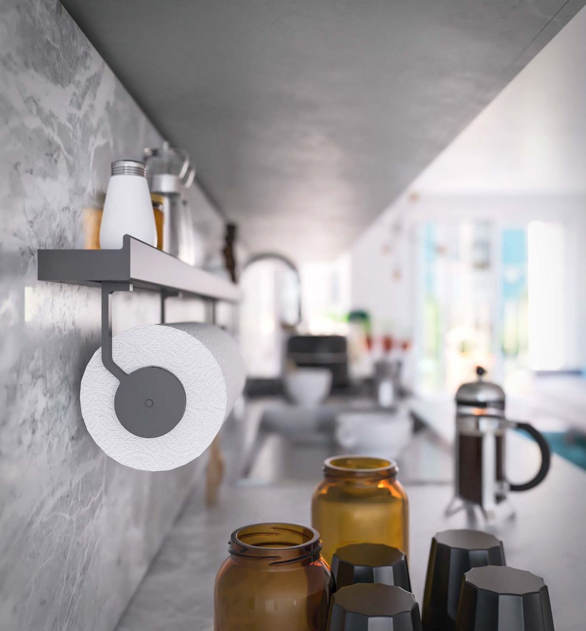Horizon kitchen shelf