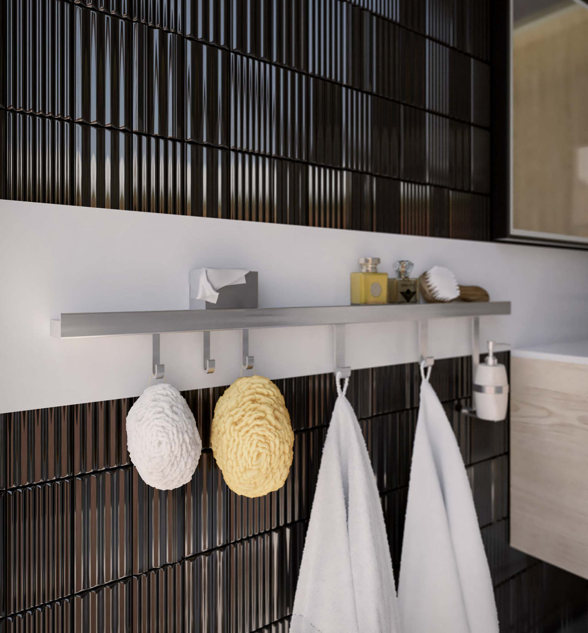 Horizon kitchen shelf