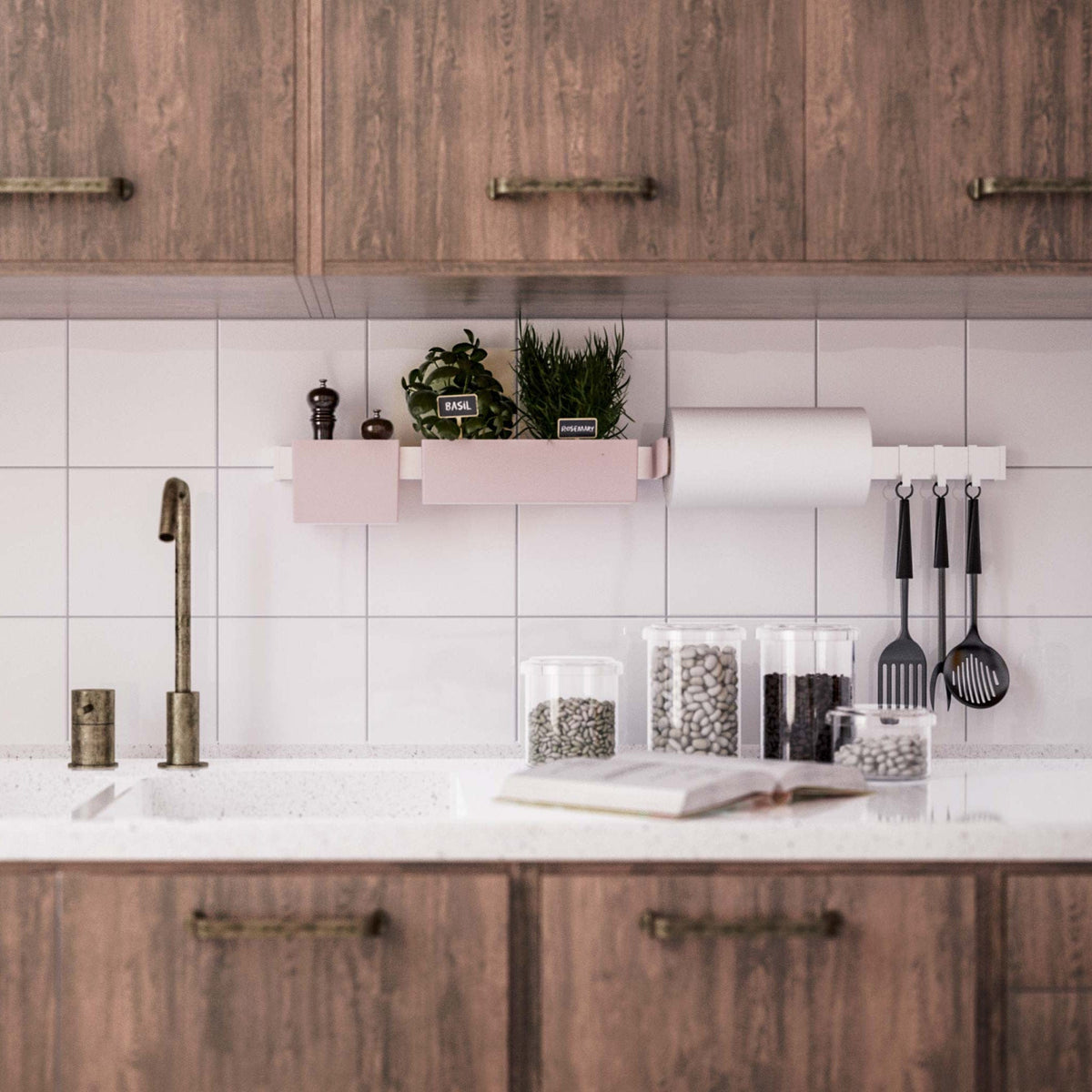 Pratika set 4 accessori spazzolato