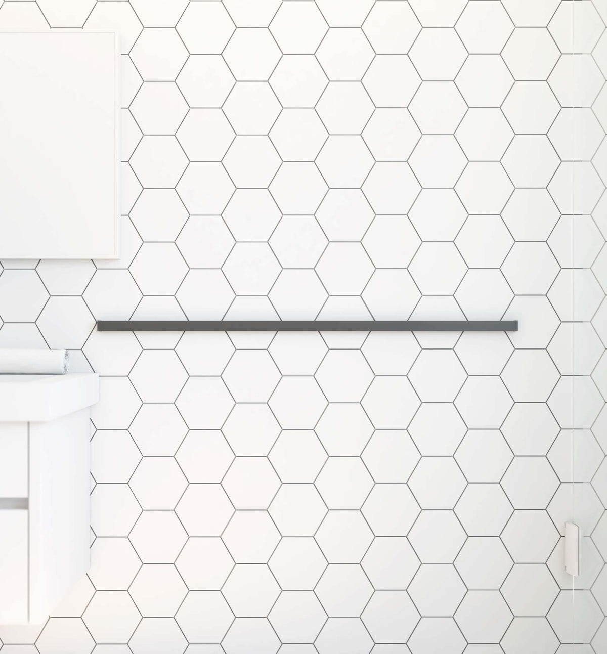 Rise bathroom rack