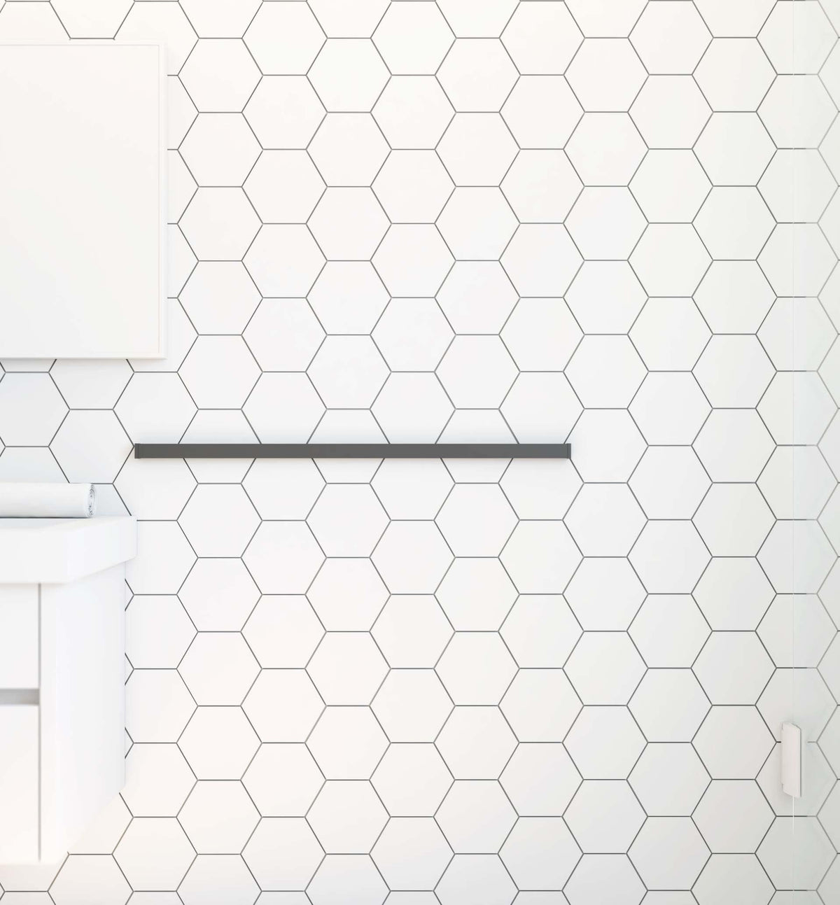 Rise bathroom rack