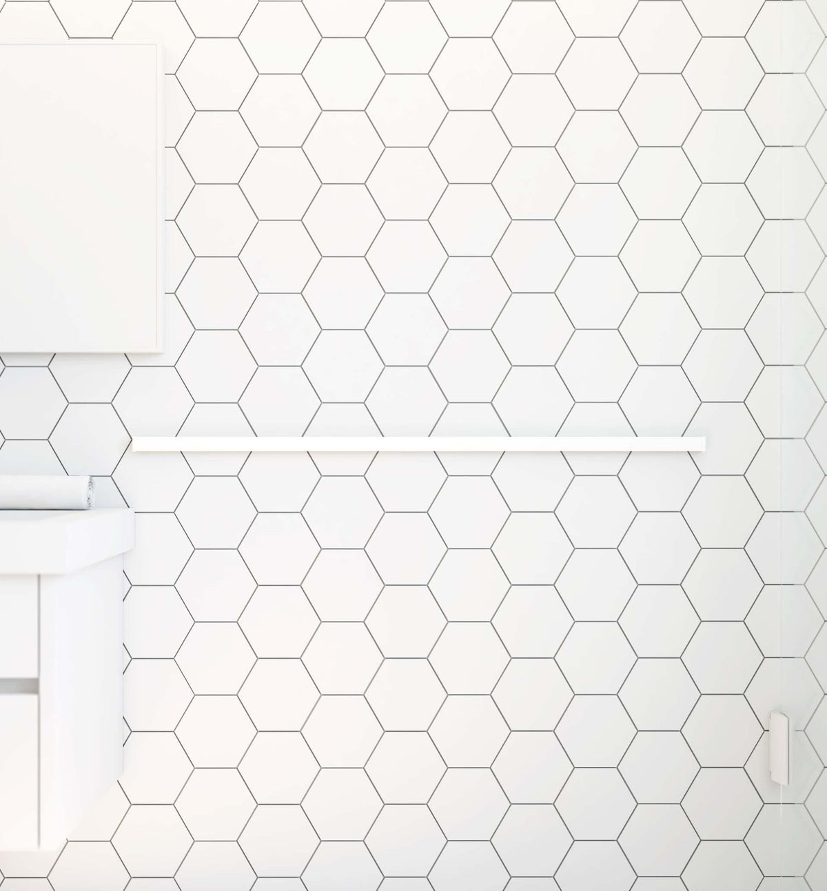 Rise bathroom rack