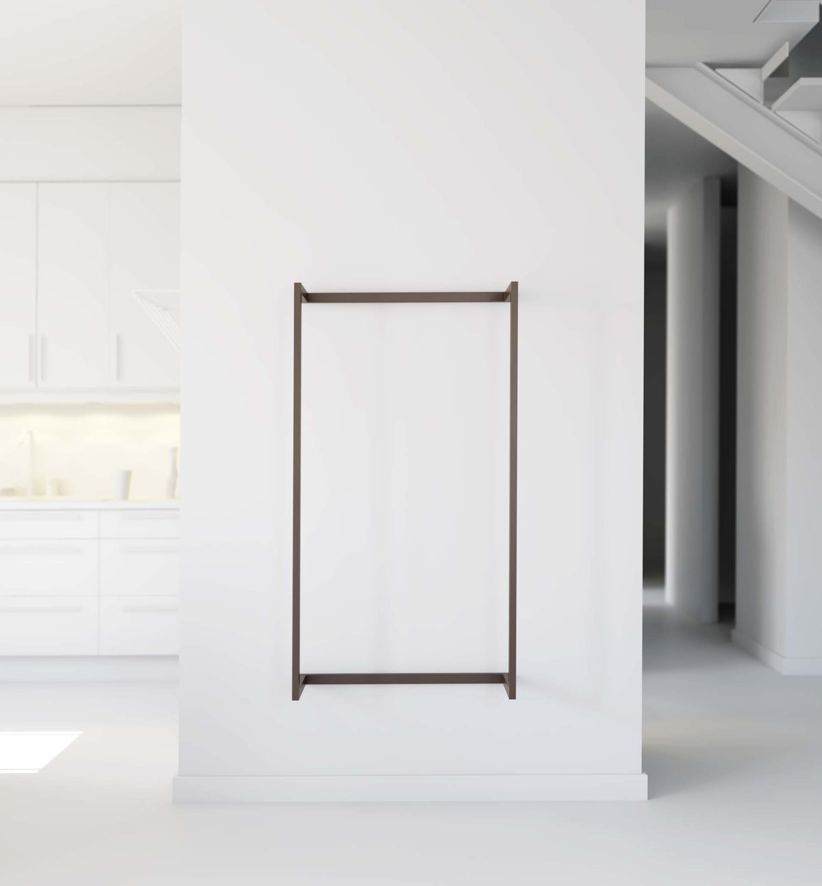 Step wall-mounted bookcase