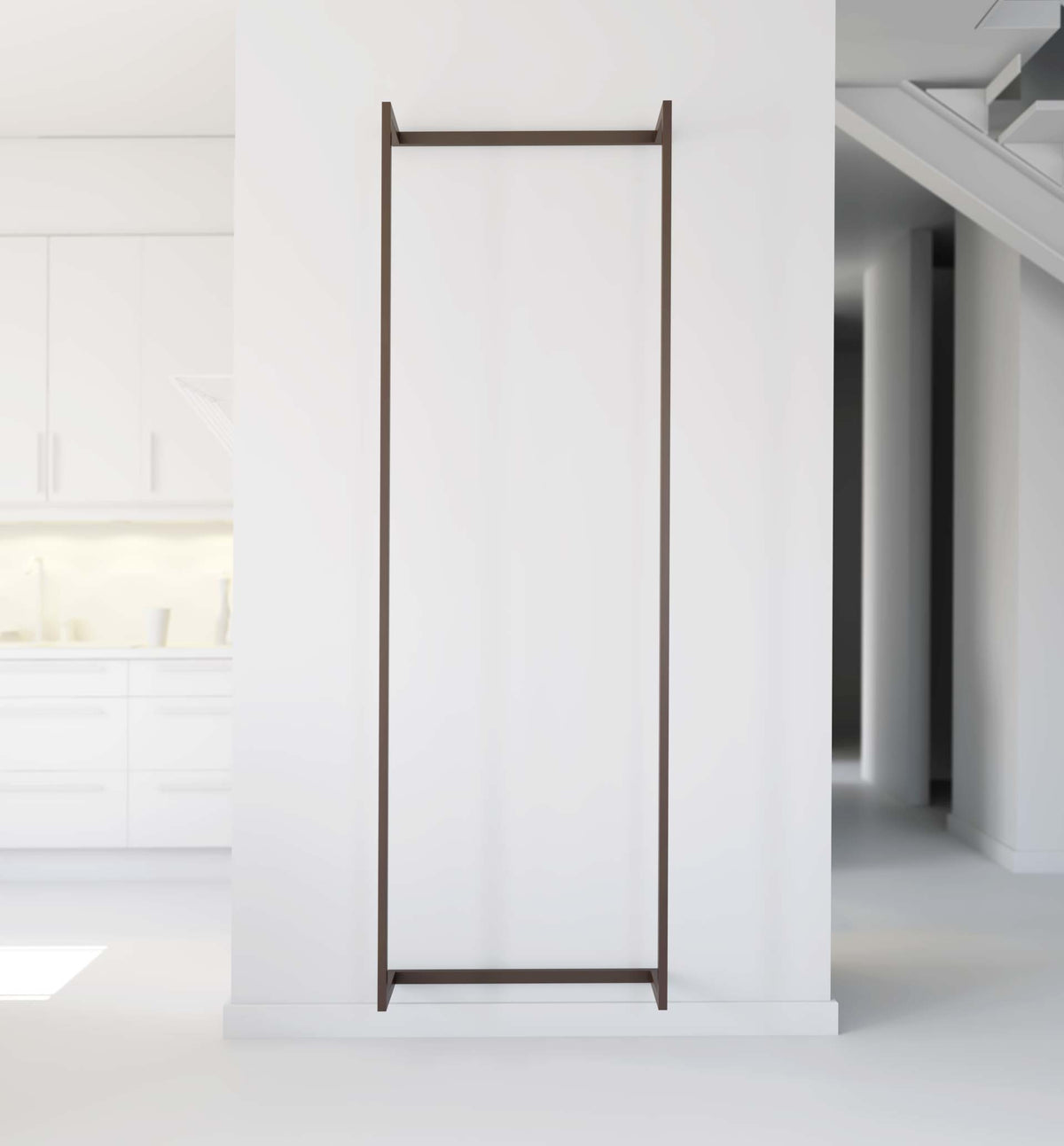 Step wall-mounted bookcase