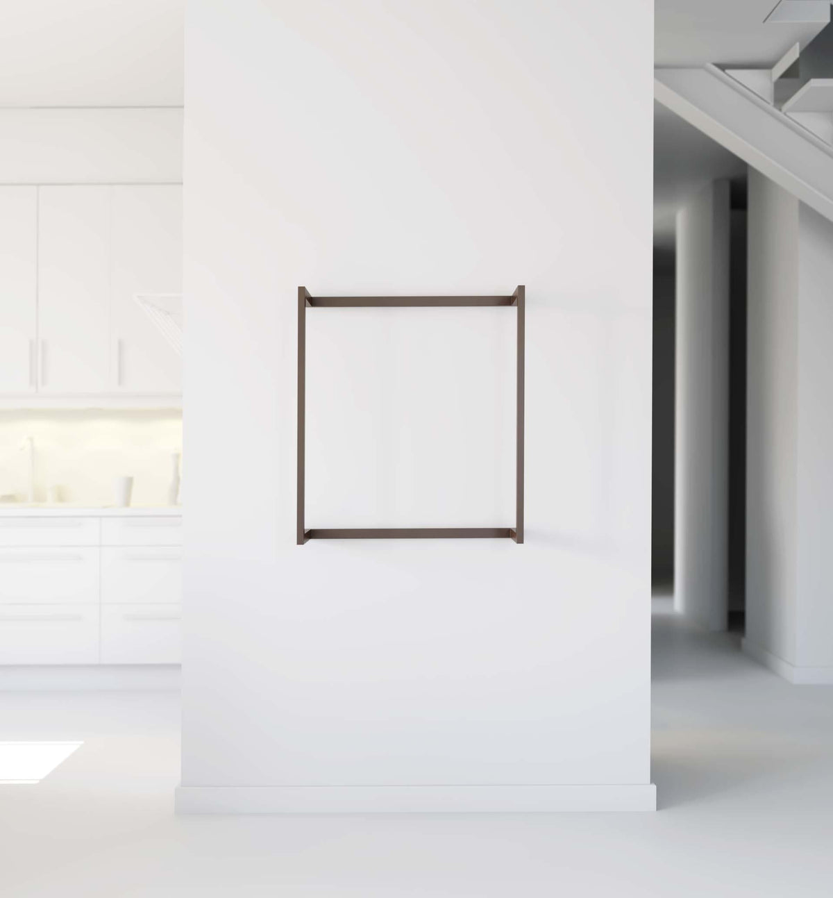 Step wall-mounted bookcase