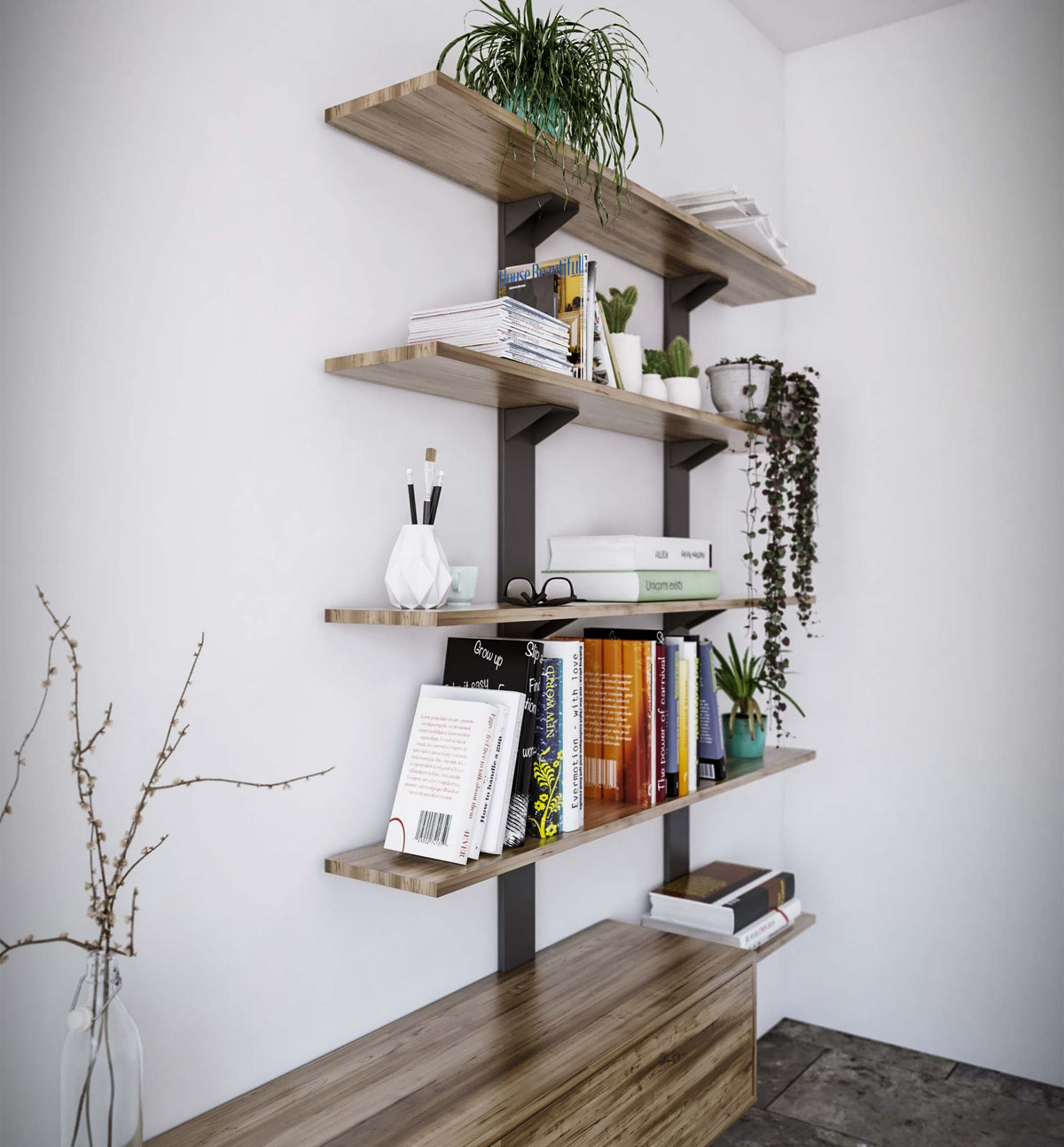 Tower libreria da parete