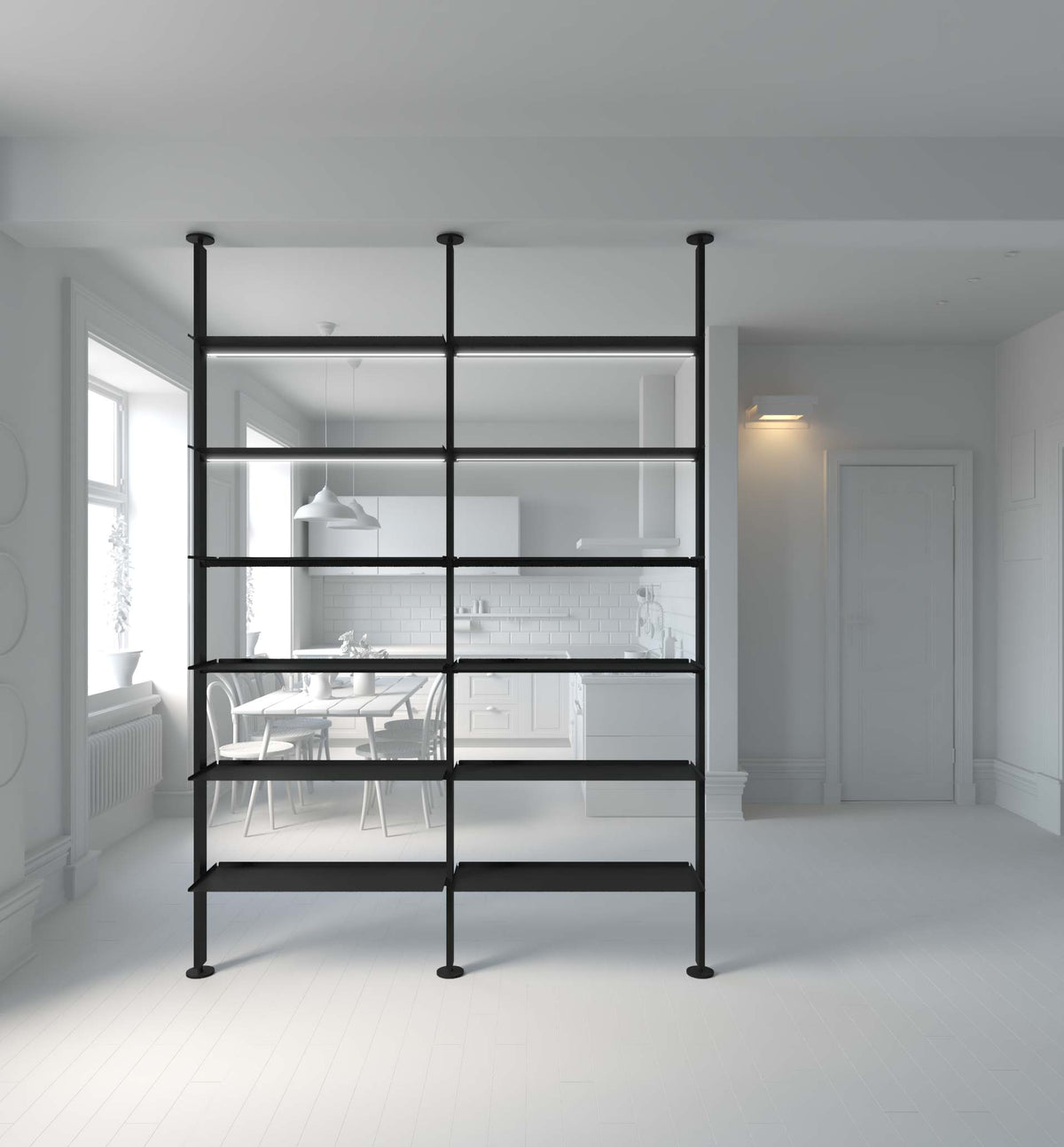 Vertical Line Lux bookcase