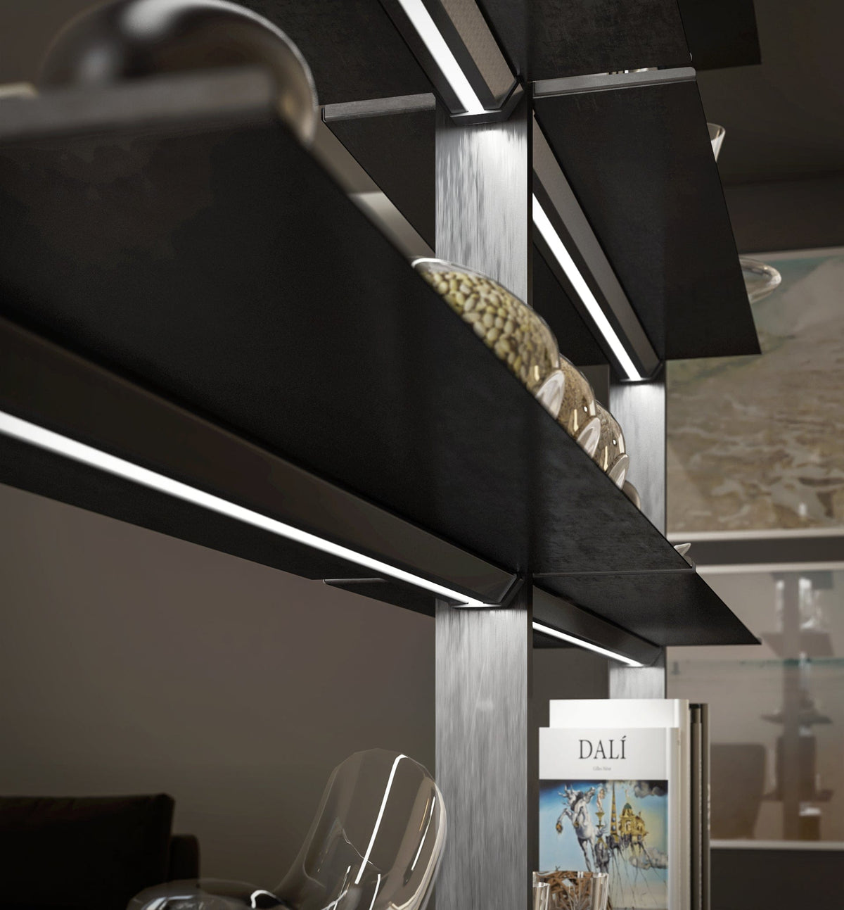 Vertical Line Lux bookcase