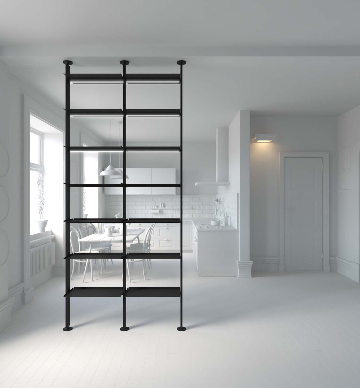 Vertical Line Lux bookcase